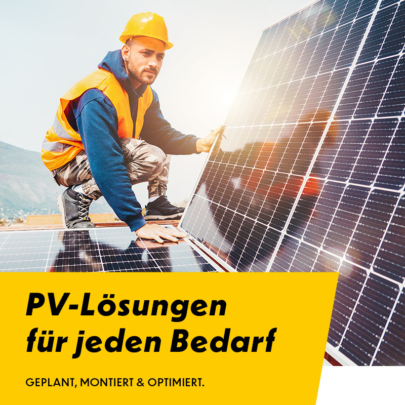 Ihr Experte für individuelle Photovoltaik-Anlagen